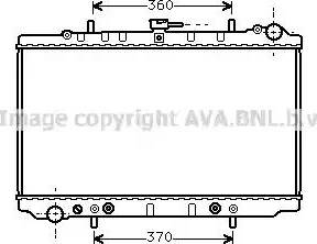 Ava Quality Cooling DN 2138 - Радиатор, охлаждане на двигателя vvparts.bg