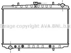 Ava Quality Cooling DN 2152 - Радиатор, охлаждане на двигателя vvparts.bg