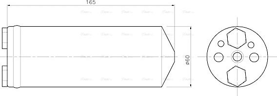 Ava Quality Cooling DND487 - Изсушител, климатизация vvparts.bg