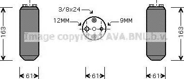 Ava Quality Cooling DN D058 - Изсушител, климатизация vvparts.bg