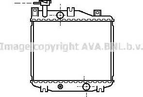 Ava Quality Cooling DU 2005 - Радиатор, охлаждане на двигателя vvparts.bg