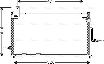 Ava Quality Cooling DW 5044 - Кондензатор, климатизация vvparts.bg