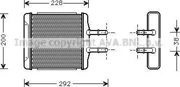 Ava Quality Cooling DW 6027 - Топлообменник, отопление на вътрешното пространство vvparts.bg