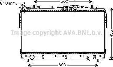 Ava Quality Cooling DW 2073 - Радиатор, охлаждане на двигателя vvparts.bg