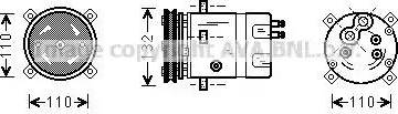 Ava Quality Cooling DW K019 - Компресор, климатизация vvparts.bg