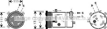 Ava Quality Cooling DW K038 - Компресор, климатизация vvparts.bg