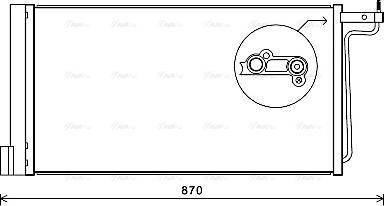 Ava Quality Cooling FD5485D - Кондензатор, климатизация vvparts.bg