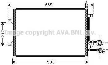 Ava Quality Cooling FD 5395 - Кондензатор, климатизация vvparts.bg