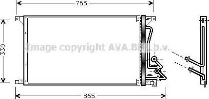 Ava Quality Cooling FD 5304 - Кондензатор, климатизация vvparts.bg