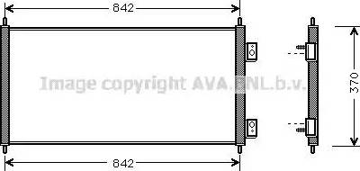 Ava Quality Cooling FDA5303 - Кондензатор, климатизация vvparts.bg