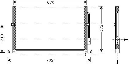 Ava Quality Cooling FD 5302 - Кондензатор, климатизация vvparts.bg