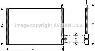 Ava Quality Cooling FD 5328 - Кондензатор, климатизация vvparts.bg