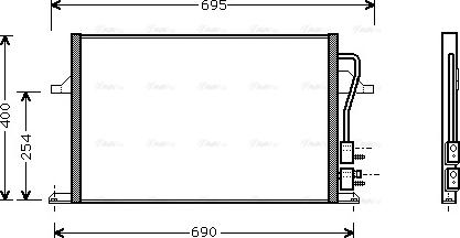 Ava Quality Cooling FD 5259 - Кондензатор, климатизация vvparts.bg