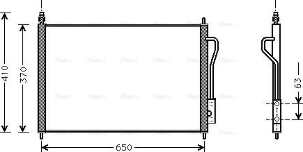 Ava Quality Cooling FD 5268 - Кондензатор, климатизация vvparts.bg