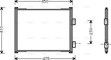 Ava Quality Cooling FD 5262 - Кондензатор, климатизация vvparts.bg