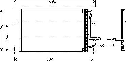 Ava Quality Cooling FD 5227 - Кондензатор, климатизация vvparts.bg