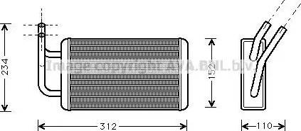 Ava Quality Cooling FD 6215 - Топлообменник, отопление на вътрешното пространство vvparts.bg