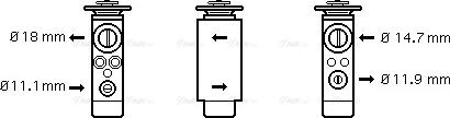 Ava Quality Cooling FD 1380 - Разширителен клапан, климатизация vvparts.bg