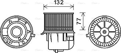 Ava Quality Cooling FD8572 - Вентилатор вътрешно пространство vvparts.bg