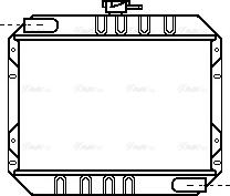 Ava Quality Cooling FD 2012 - Радиатор, охлаждане на двигателя vvparts.bg