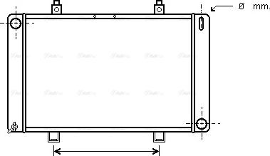 Ava Quality Cooling FD 2037 - Радиатор, охлаждане на двигателя vvparts.bg