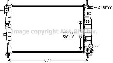 Ava Quality Cooling FD 2197 - Радиатор, охлаждане на двигателя vvparts.bg