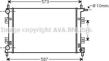 Ava Quality Cooling FD 2399 - Радиатор, охлаждане на двигателя vvparts.bg