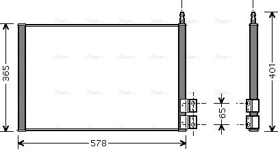 Ava Quality Cooling FDA5328 - Кондензатор, климатизация vvparts.bg