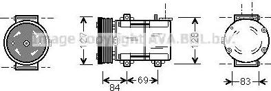 Ava Quality Cooling FD K167 - Компресор, климатизация vvparts.bg