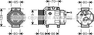 Ava Quality Cooling FD K378 - Компресор, климатизация vvparts.bg