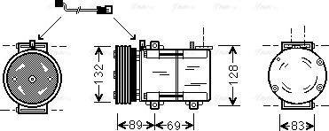 Ava Quality Cooling FDAK290 - Компресор, климатизация vvparts.bg