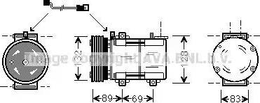 Ava Quality Cooling FD K290 - Компресор, климатизация vvparts.bg