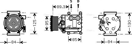 Ava Quality Cooling FD K402 - Компресор, климатизация vvparts.bg