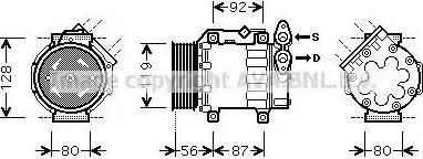 Ava Quality Cooling FD K431 - Компресор, климатизация vvparts.bg