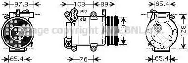 Ava Quality Cooling FD K391 - Компресор, климатизация vvparts.bg