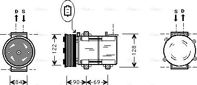 Ava Quality Cooling FD K352 - Компресор, климатизация vvparts.bg