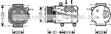 Ava Quality Cooling FD K339 - Компресор, климатизация vvparts.bg