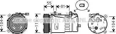 Ava Quality Cooling FD K321 - Компресор, климатизация vvparts.bg