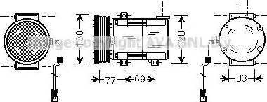 Ava Quality Cooling FD K289 - Компресор, климатизация vvparts.bg