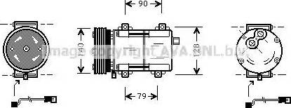 Ava Quality Cooling FD K288 - Компресор, климатизация vvparts.bg