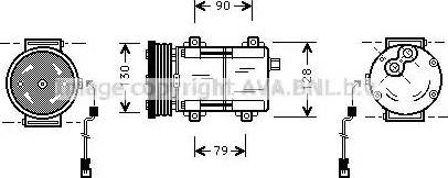 Ava Quality Cooling FD K275 - Компресор, климатизация vvparts.bg