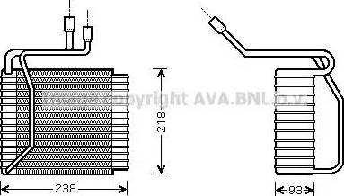 Ava Quality Cooling FD V109 - Изпарител, климатична система vvparts.bg