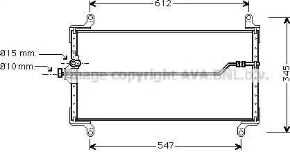 Ava Quality Cooling FT 5174 - Кондензатор, климатизация vvparts.bg