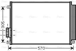 Ava Quality Cooling FT5347D - Кондензатор, климатизация vvparts.bg