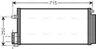 Ava Quality Cooling FTA5310D - Кондензатор, климатизация vvparts.bg