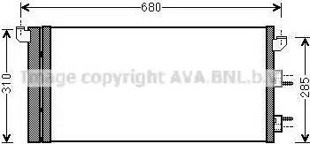 Ava Quality Cooling FT5293D - Кондензатор, климатизация vvparts.bg