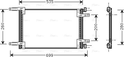 Ava Quality Cooling FT 5248 - Кондензатор, климатизация vvparts.bg