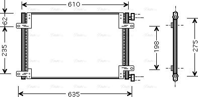 Ava Quality Cooling FT 5255 - Кондензатор, климатизация vvparts.bg