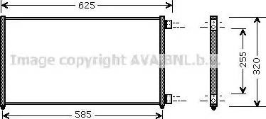 Ava Quality Cooling FT 5256 - Кондензатор, климатизация vvparts.bg