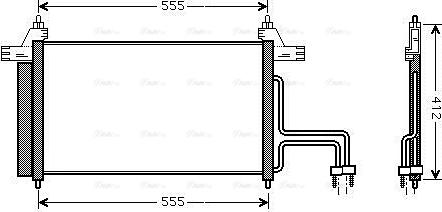 Ava Quality Cooling FT5253D - Кондензатор, климатизация vvparts.bg